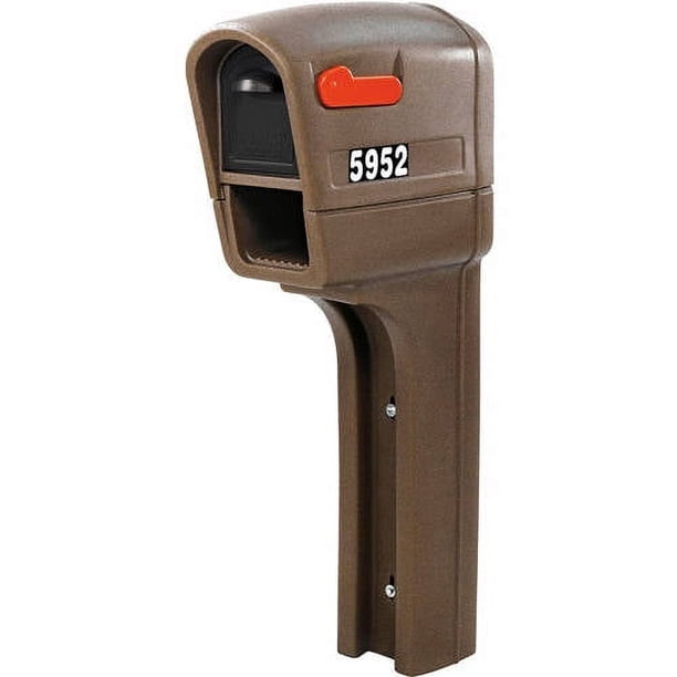 【すみっコぐらし 】 クイーンズヘナ（レッド2・ブラウン2） Step2 MailMaster Plus Plastic Mailbox Walnut Finish - Walmart