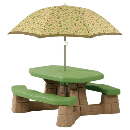 Step2 Naturally Playful Kids Picnic Table with 60-inch Umbrella