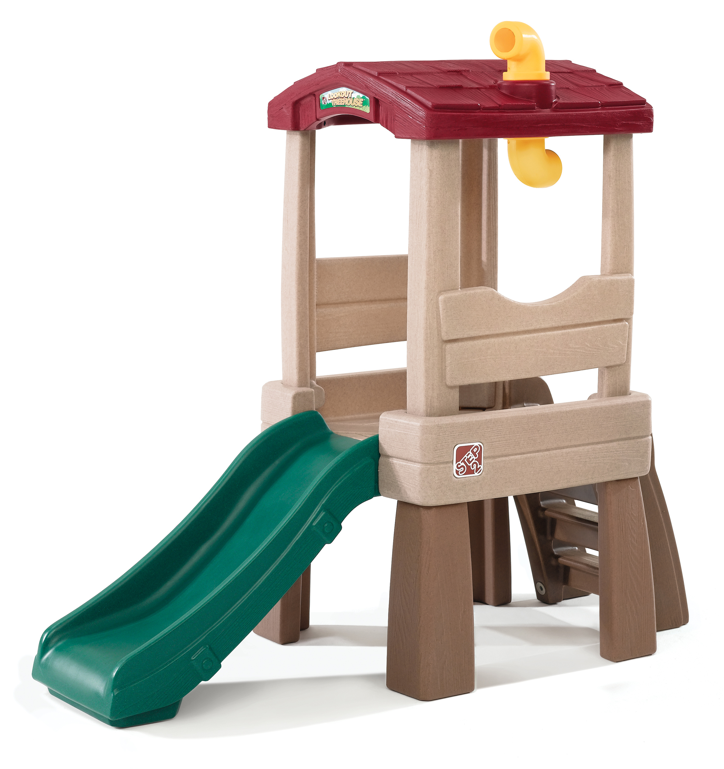 Step2 Naturally Playful Lookout Treehouse Toddler Climber with Slide - image 1 of 5