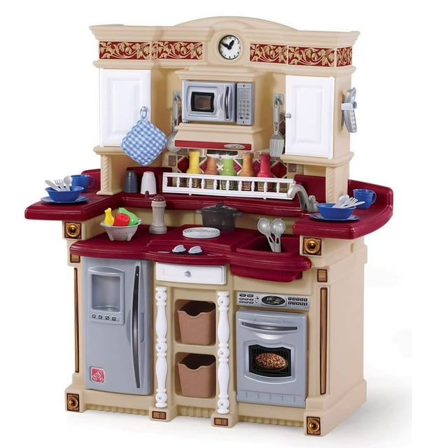Step2 Pretend Play Kids Toy Cooking Lifestyle Partytime Kitchen with Accessories