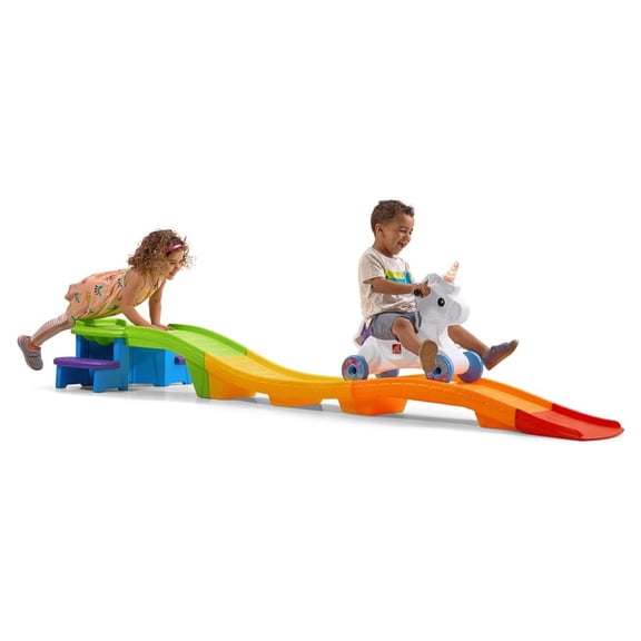 Open Box Step2 Unicorn Roller Coaster Ride-on with Lights & Sounds for Kids