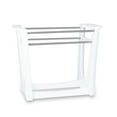 thumbnail image 1 of Step2 Vero Poolside Organizer, Fade-Resistant Resin, Waterproof Pool Storage, Easy Assembly, Weatherproof Outdoor Toy Storage, White, 1 of 1