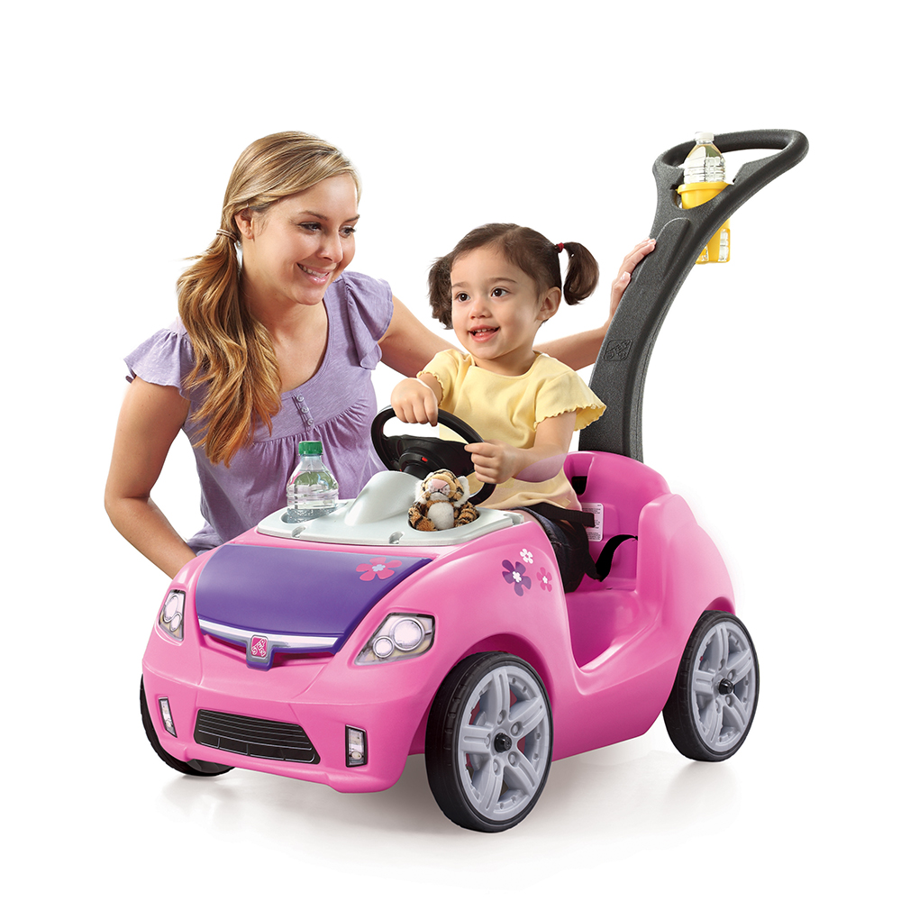 Step2 Whisper Ride II Pink Kids Push Car and Ride on Toy for Toddlers - image 1 of 8