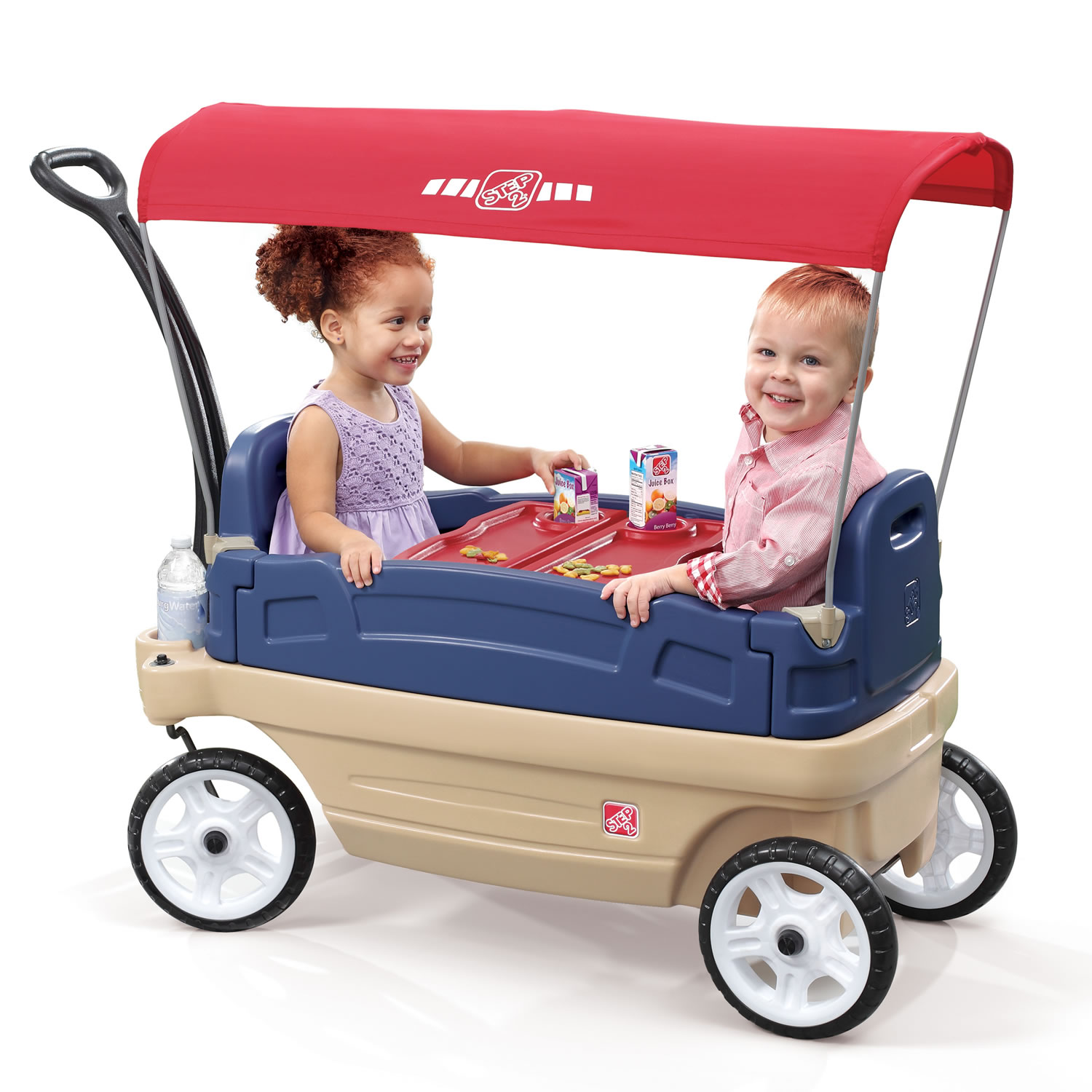Step2 Whisper Ride Touring Wagon Plastic Canopy Wagon for Kids - image 1 of 6