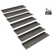 StepBasic Non-Slip Rubber Backing Resistant Carpet Stair Gripper Set of 7