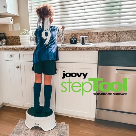 StepTool Toddler Step Stool with No-Slide Grips on Top and Bottom and Sturdy, Stackable Design, Holds Up to 300 lb. - BPA, PVC & Phthalate Free