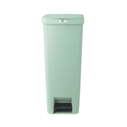 Brabantia StepUp Step On Trash Can, 10.6 Gallon 40 Liter Jade Green