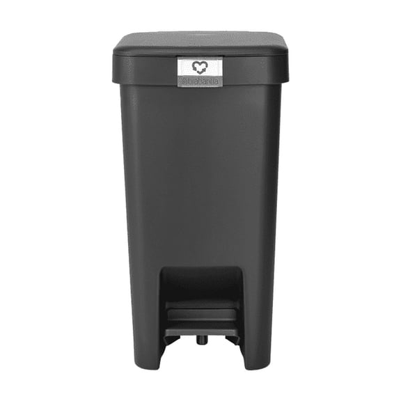 Brabantia StepUp Step On Trash Can, 2.6 Gallon (10 Liter)