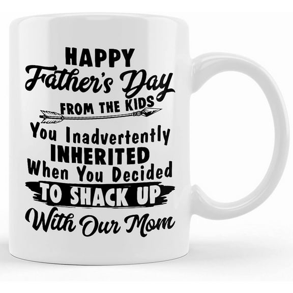 Stepdad Gift,stepdad Mug,funny Mug For Father's Day,custom Gift For Bonus Dad,funny Step Dad Gift,step Dad Quote, Ceramic Novelty Coffee Mug, Tea Cup, Gift Present For Birth
