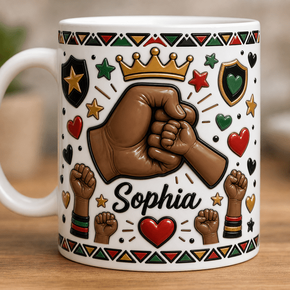 Stepdad Mug 2D Printed 3D Effect Personalized Name Gift for Bonus Dad