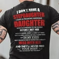 thumbnail image 1 of Stepdad Shirt, Fathers Day Gifts For Stepdad, Bonus Dad T shirt from Daughter, Funny Gifts For Bonus Dad, Stepdad Tee, Father's Day Shirts, 1 of 2