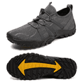 thumbnail image 1 of Stepedia Athletic Water Shoes for Women Men Quick Dry Outdoor Aqua Beach Shoes for Walking Hiking Boating, Dark Gray, 1 of 7