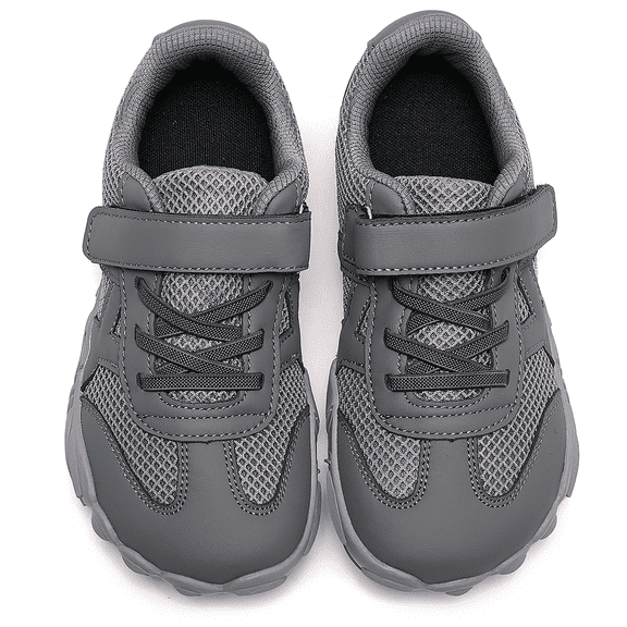 Stepedia Barefoot Water Shoes for Kids Boys Girls Wide Toe Box and Quick-Dry Sneakers for Hiking Swimming Beach Walking, Gray