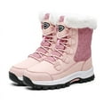 thumbnail image 1 of Stepedia Boots for Women Anti-Skid Outdoor Shoes Winter Boots Indoor Outdoor Snow Boots, Pink Size 10, 1 of 8