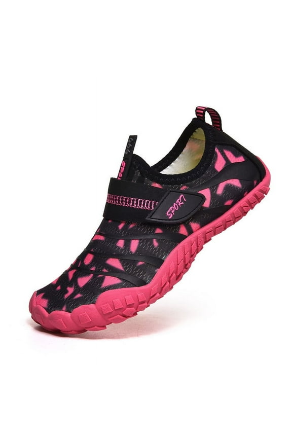 Boys Girls Shoes Swim Water Shoes Barefoot Aqua Socks Non-Slip Beach Pool for 4 Big Kid