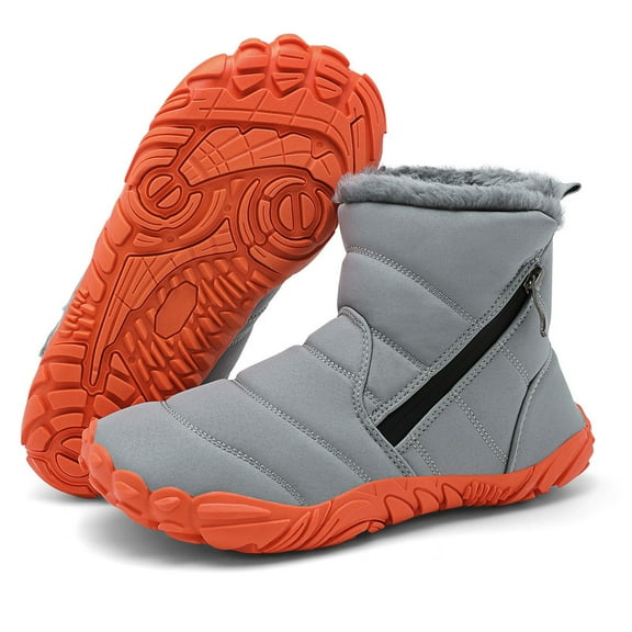 Stepedia Kids Snow Boots for Girls Boys Wide Toe Box Warm Barefoot Outdoor Winter Walking Boots