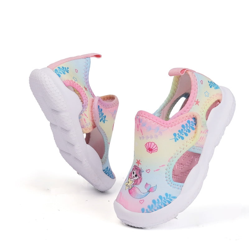 Boys Girls Summer Walking Sneakers Kids Lightweight Sandals Breathable Toddler Water Shoes