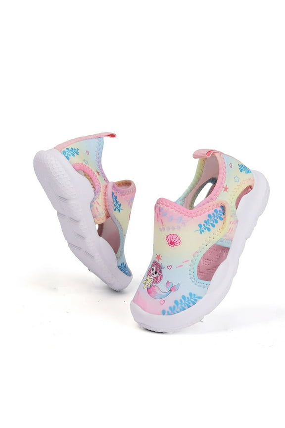 Boys Girls Summer Walking Sneakers Kids Lightweight Sandals Breathable Toddler Water Shoes