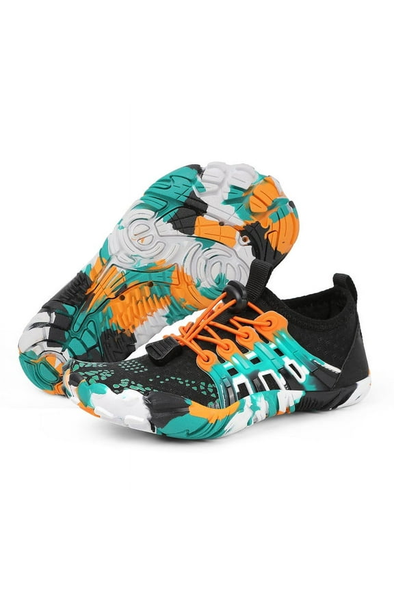 Boys Girls Water Walking Shoes Barefoot Aqua Socks Beach Pool Swim Shoe 3 Big Kid