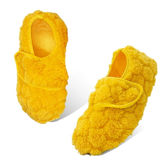 Toddler Warm Winter House Slippers Boys Girls Indoor Home Slippers Non-Slip Shoes Plush Linned 11.5-12 Little Kid
