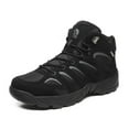 thumbnail image 1 of Stepedia Hiking Boots Men Casual Mid Hiking Shoes Non Slip Waterproof Work Boots, Black, 1 of 7