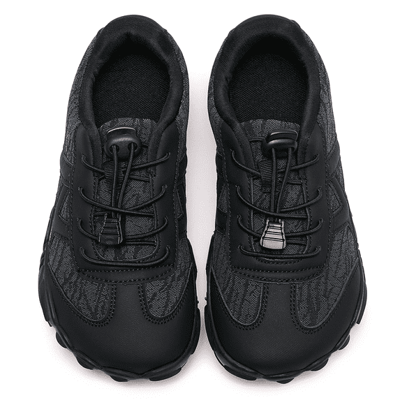 Stepedia Kids Girls Boys Water Shoes Wide Toe Box Barefoot Shoes Quick Dry Beach Shoes Hiking Aqua Shoes, Black