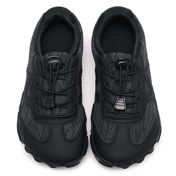 Stepedia Kids Girls Boys Water Shoes Wide Toe Box Barefoot Shoes Quick Dry Beach Shoes Hiking Aqua Shoes, Black