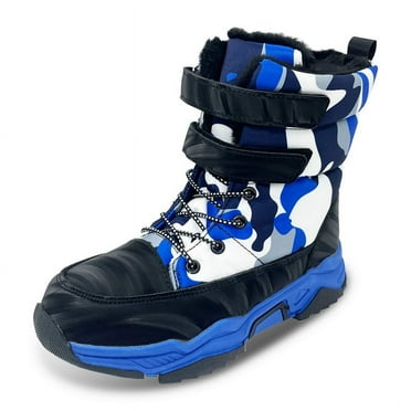 Stepedia Kids Snow Boots for Boys Girls Winter Outdoor Boots Waterproof with Fur Lined