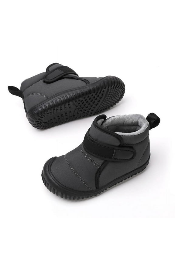 Kids Snow Boots for Toddler Boys Girls Faux Fur Waterproof Warm Winter Boots