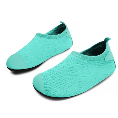 Stepedia Kids Water Shoes Non-Slip Beach Swim Barefoot Quick Dry Aqua Pool Shoes for Boys Girls Lightblue