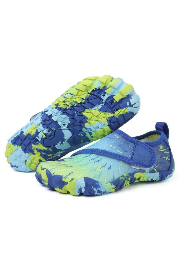 Kids Water Swim Shoes Quick Dry Barefoot Aqua Socks Non-Slip Beach Pool Shoe for Boys and Girls 11.5 Little Kid