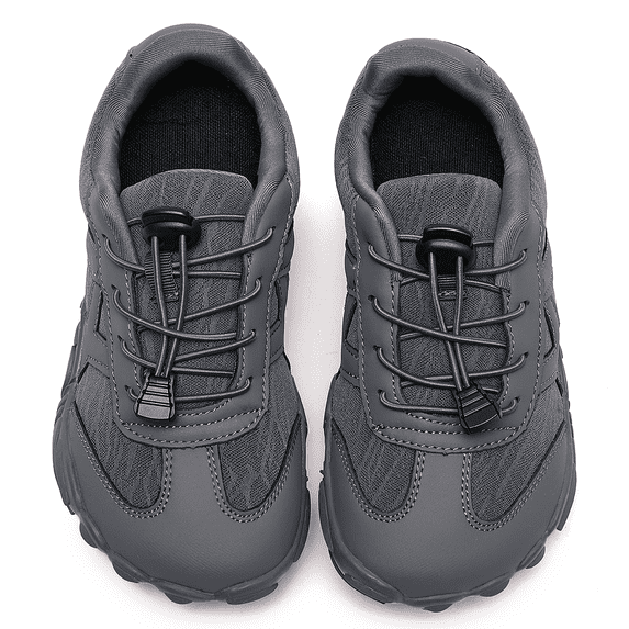 Stepedia Barefoot Wide Water Shoes for Kids Boys Girls and Quick-Dry Sneakers for Hiking Swimming Beach Walking, Gray