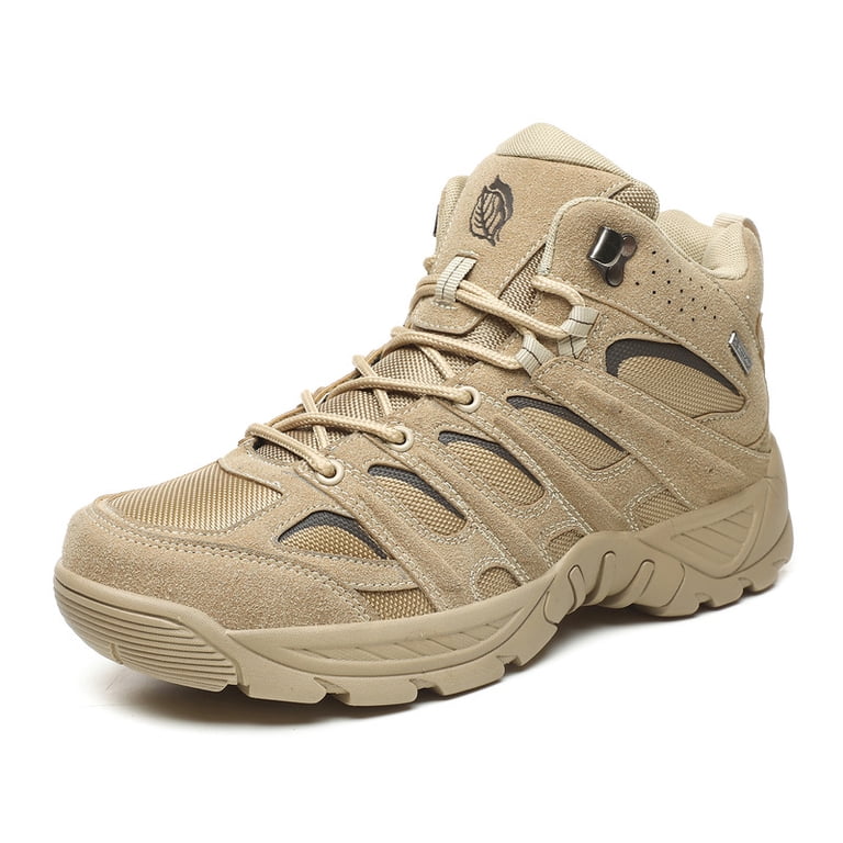 men\'s lightweight hiking trail boots in tan Men main image 4