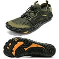 thumbnail image 1 of Stepedia Men's Water Shoes Quick Dry Aqua Barefoot Breathable Wide Width Swim Shoes Training Hiking, Olive Green Size 7, 1 of 6