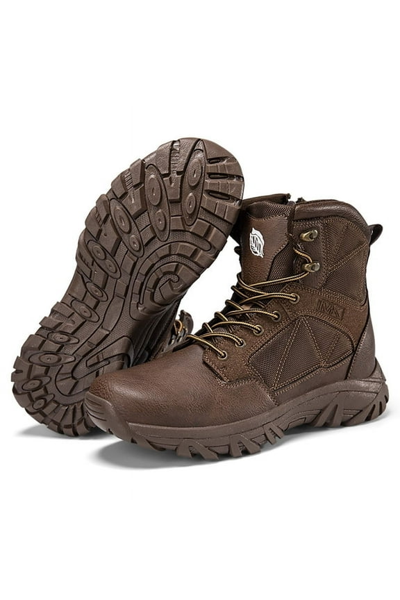 Men's Waterproof Hiking Boots Outdoor Mid Trekking Backpacking Mountaineering Shoes