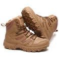 thumbnail image 1 of Stepedia Snow Boots for Men Insulated Waterproof Winter Boots Faux Fur Outdoor Hiking Boot for Cold Weather, Brown, 1 of 6