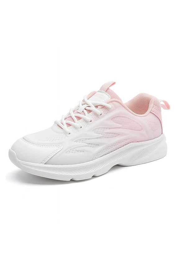 Tennis Shoes for Women Lightweight Sneakers Workout Non Slip Athletic Shoes,White Pink 8.5