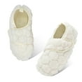 thumbnail image 1 of Stepedia Toddler Kids House Shoes Slippers with Memory Foam for Boys Girls Indoor Outdoor White 11.5-12 Little Kid, 1 of 6