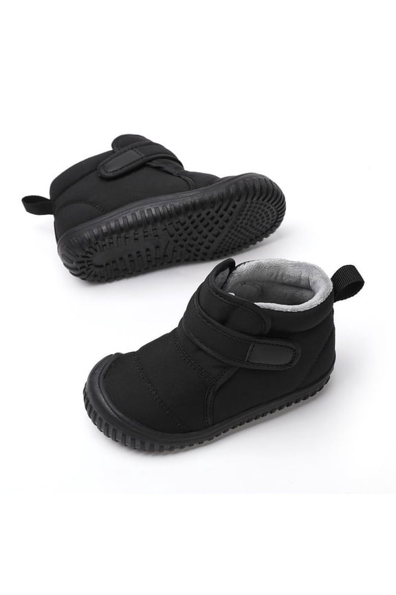 Toddler Kids Snow Boots Winter Shoes Boys Girls Cold Weather Baby Faux Fur House Shoes