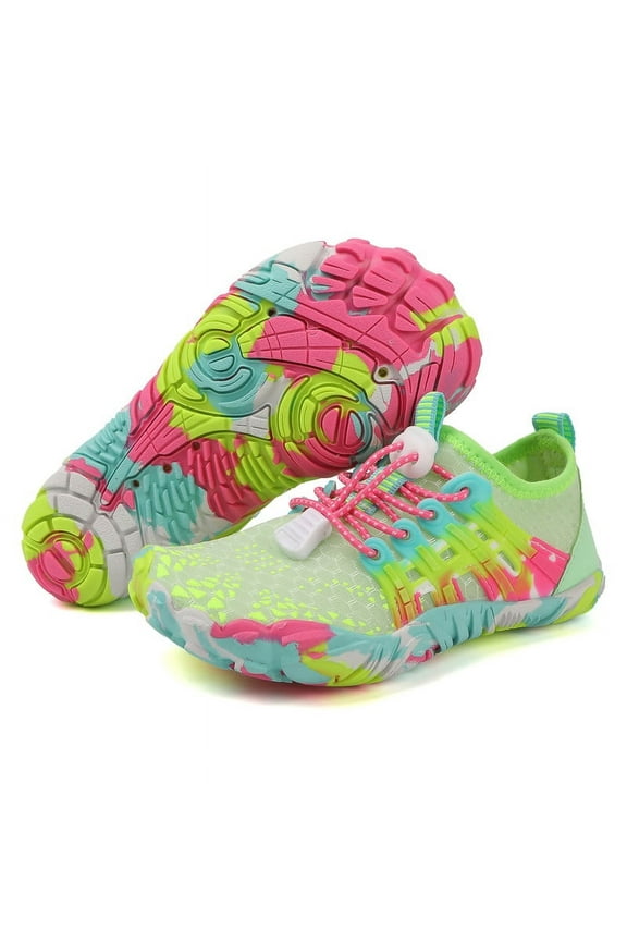 Water Shoes Aqua Shoes Swim Shoes Beach Sports Quick Dry Barefoot for Toddler Boys and Girls 3 Big Kid