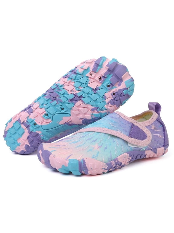 Water Shoes Boys Girls Quick Dry Barefoot Aqua Socks Swim Surf Pool Beach Yoga Shoes 12 Little Kid