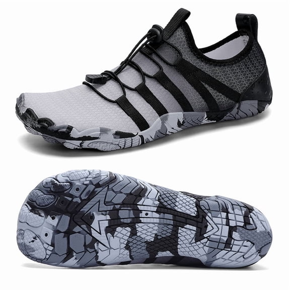 Stepedia Water Shoes Womens Barefoot Quick Dry Wide Aqua Swim Beach Shoes for Water Sport, US 9.5