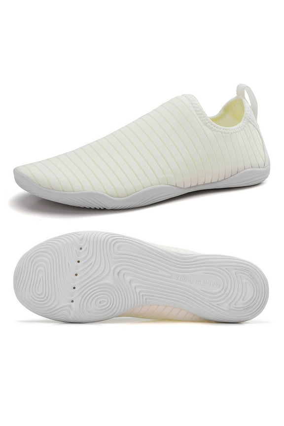 Water Shoes for Women Men Quick-Dry Aqua Socks Swim Beach Shoes with Rubber Sole, 6-7 Women/5-6 Men