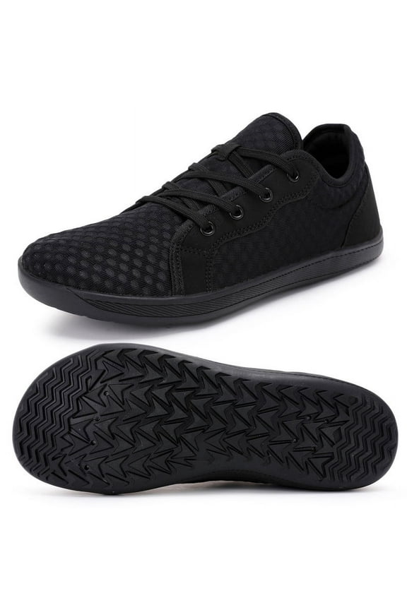 Wide Water Shoes Mens Barefoot Beach Shoes Zero Drop Minimalist Quick Dry Mesh Walking Shoes