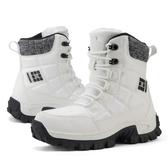 Stepedia Winter Boots Waterproof Warm Shoes Walking Booties Faux Fur Mid Calf Boots for Women