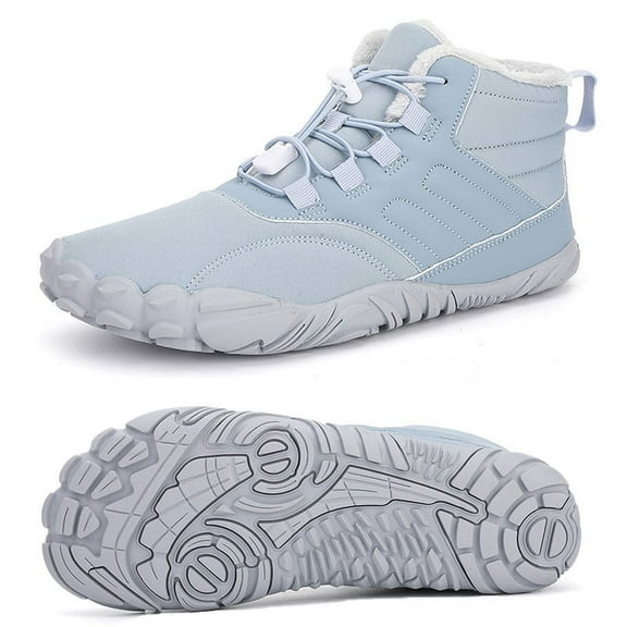 Stepedia Women's Men's Ankle Winter Boots Faux Fur Lining Waterproof Warm Snow Boots Booties with Memory Foam