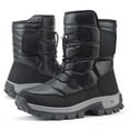 thumbnail image 1 of Stepedia Women's Snow Boots Warm Insulated Faux Fur Lined Mid Calf Waterproof Winter Shoes, 1 of 8