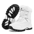 thumbnail image 1 of Stepedia Women's Waterproof Winter Snow Boots Insulated Warm Faux Fur Lined Mid-Calf Booties for Women, White, 1 of 10