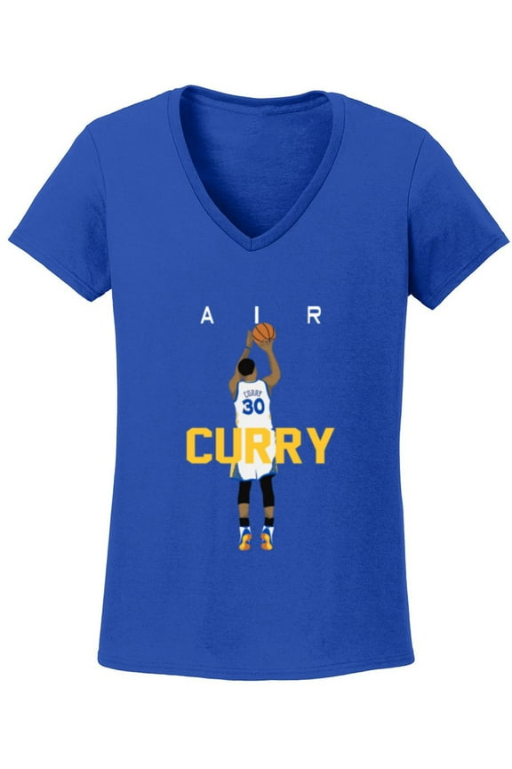 Steph Curry Air Golden State LADIES V-NECK Shirt T-Shirt
