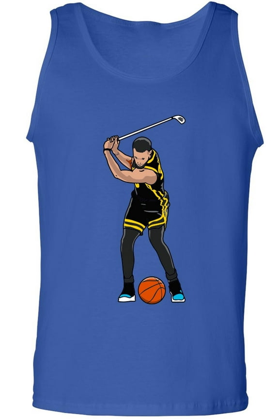 Steph Curry Golf Swing Golden State Tank Top